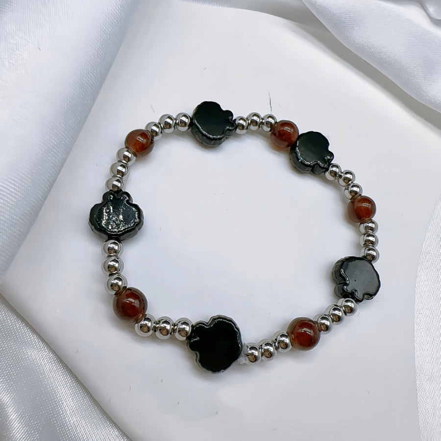 Acrylic Smile Copper Alloy Bracelet