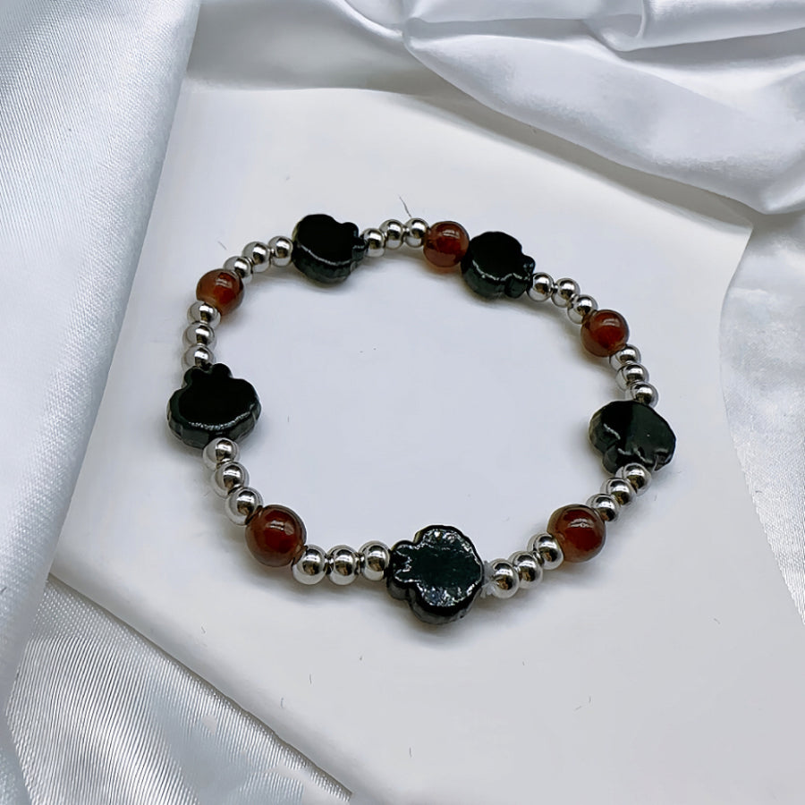 Acrylic Smile Copper Alloy Bracelet