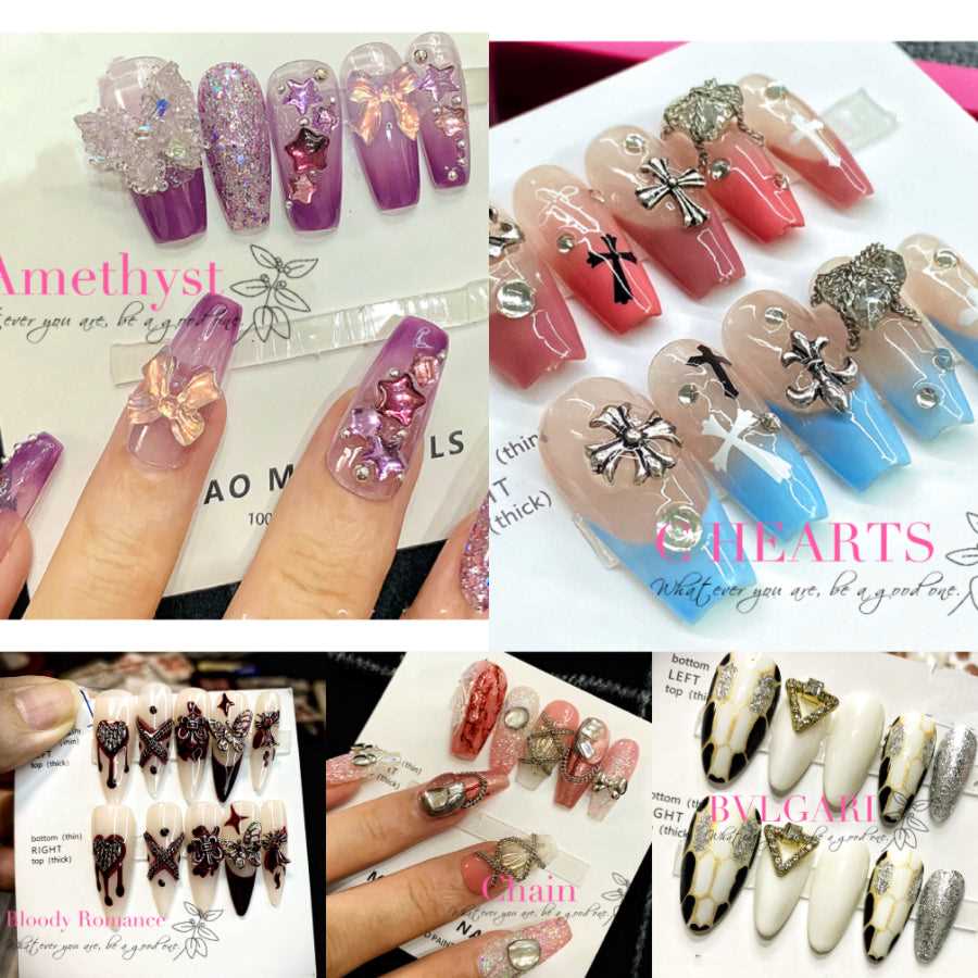 10pcs|Hand made |Press-on nails | False nails