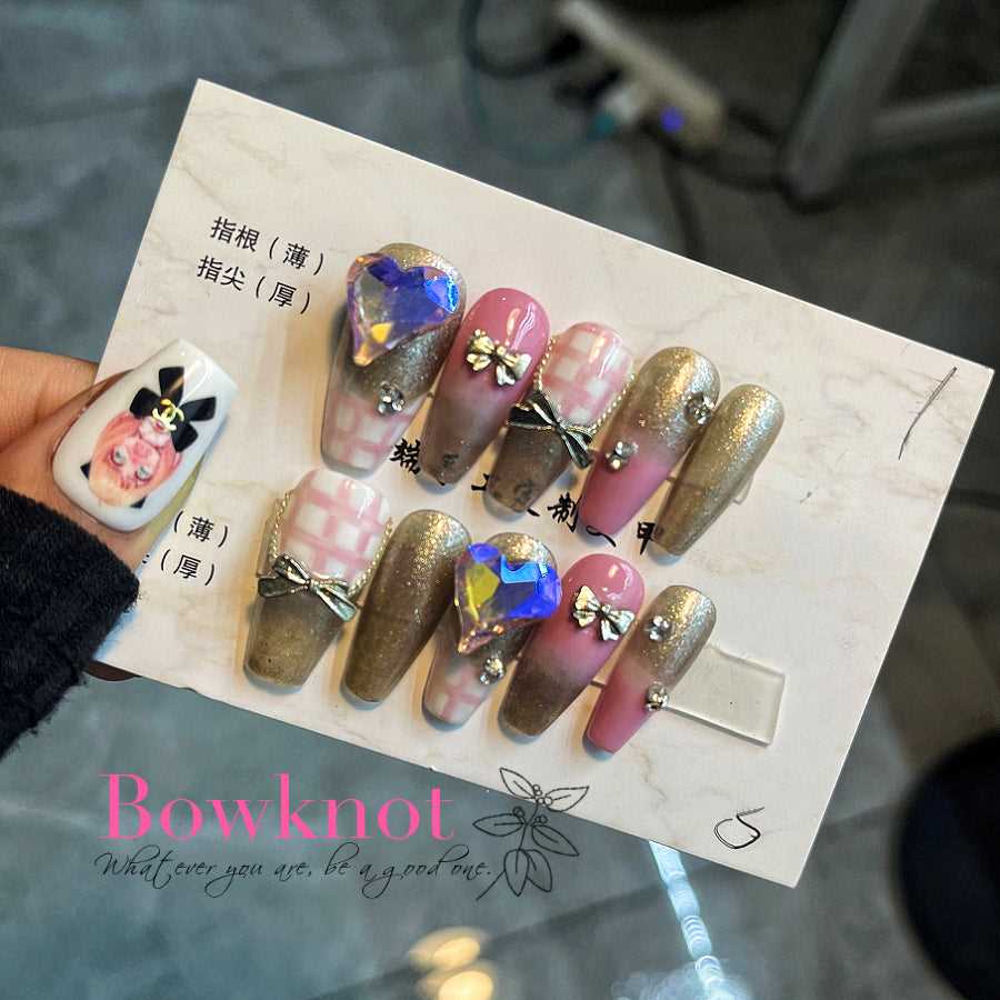 10pcs|Hand made |Press-on nails