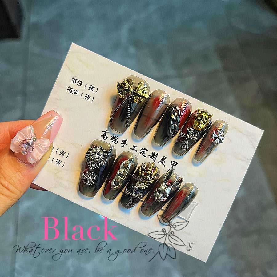 10pcs|Hand made |Press-on nails