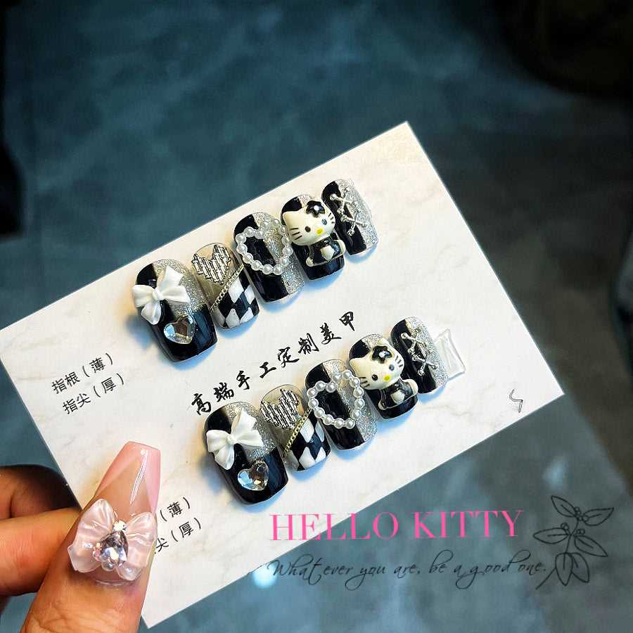 10pcs|Hand made | False nails