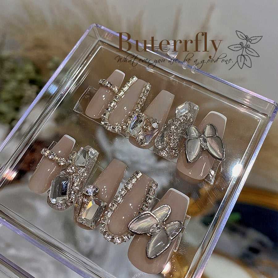 10pcs|Hand made |Press-on nails | Gel nails  | False nails