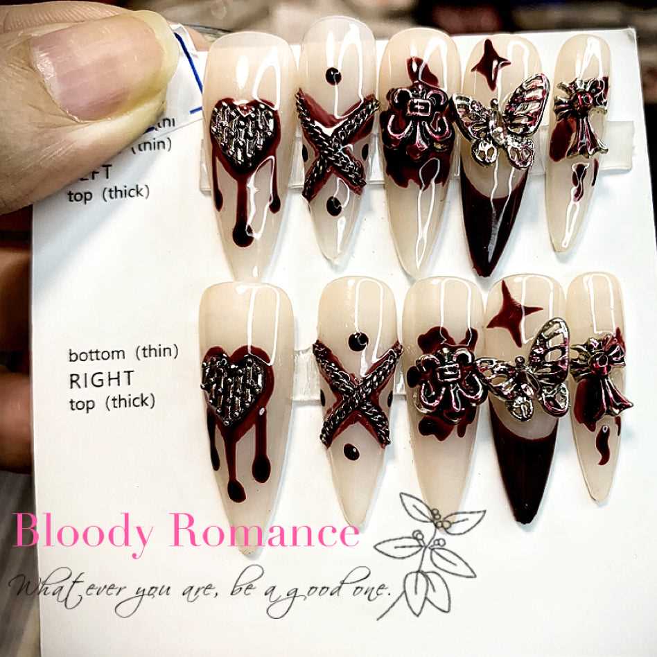 10pcs|Hand made |Press-on nails | False nails