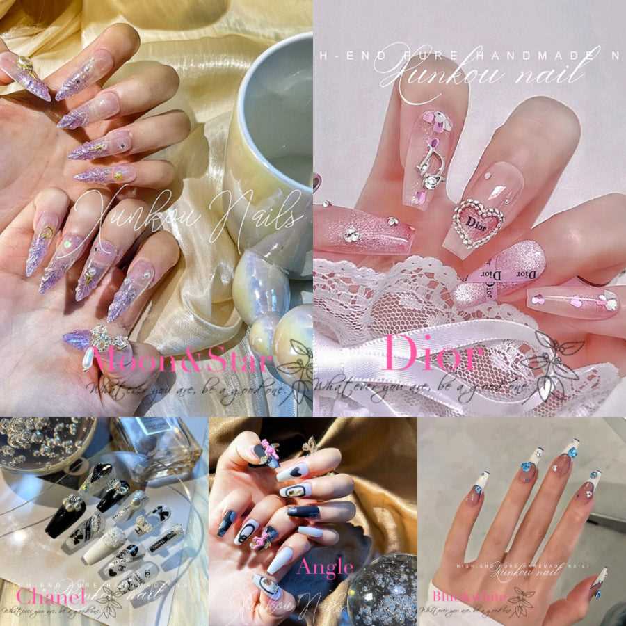 10pcs|Hand made |Press-on nails