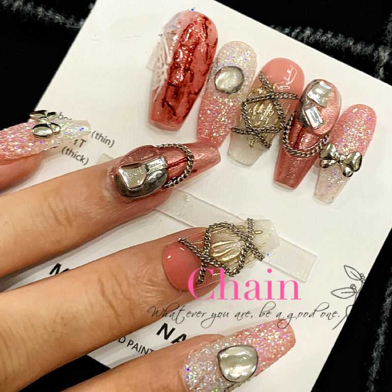 10pcs|Hand made |Press-on nails | False nails