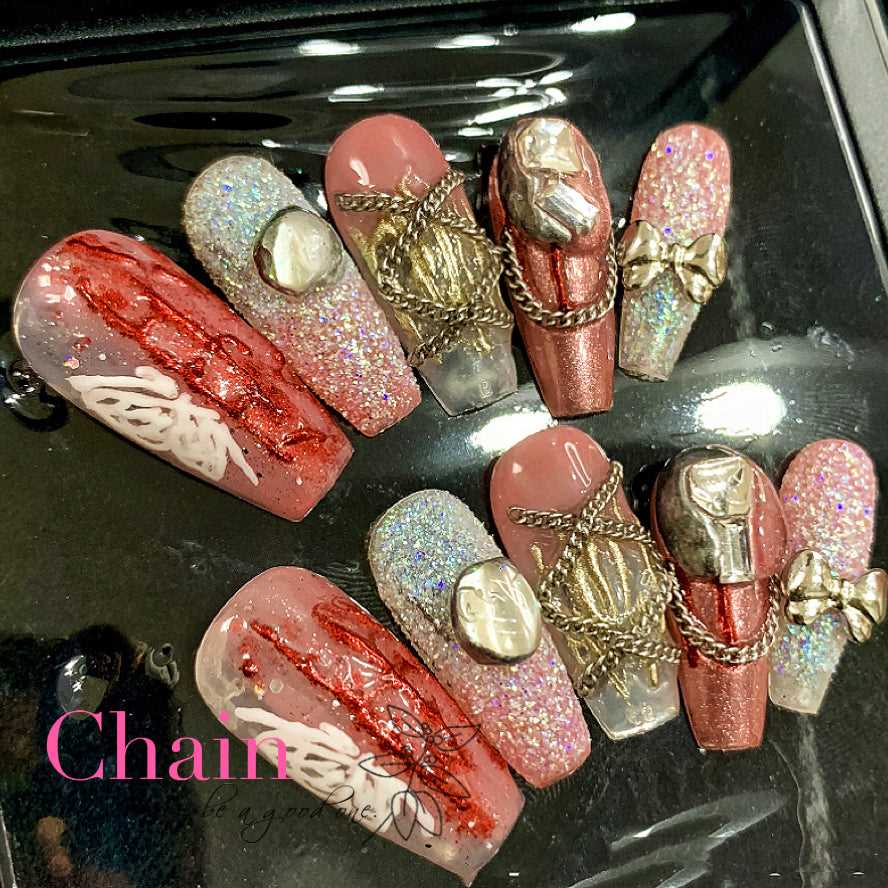 10pcs|Hand made |Press-on nails | False nails
