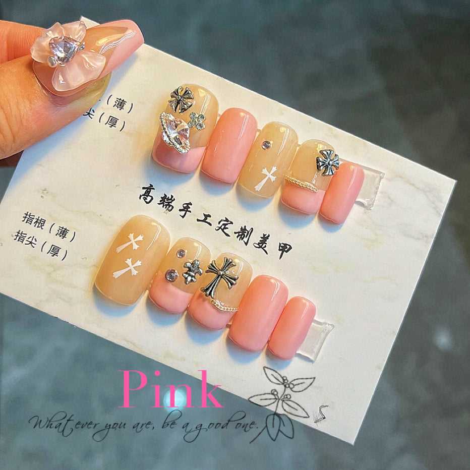 10pcs|Hand made |False nails