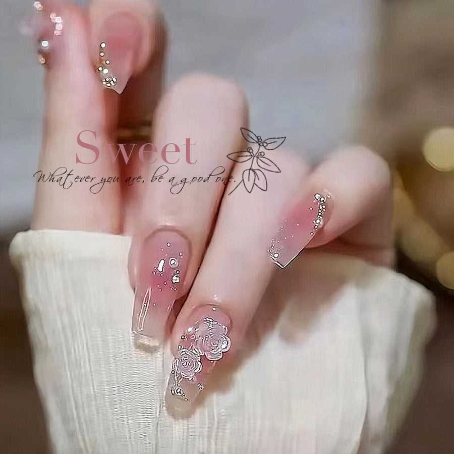 10pcs|Hand made |Press-on nails | Gel nails  | False nails