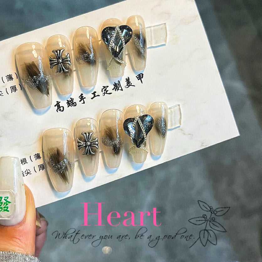 10pcs|Hand made |False nails