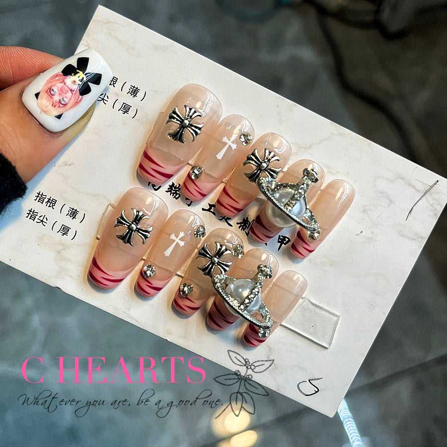 10pcs|Hand made | False nails