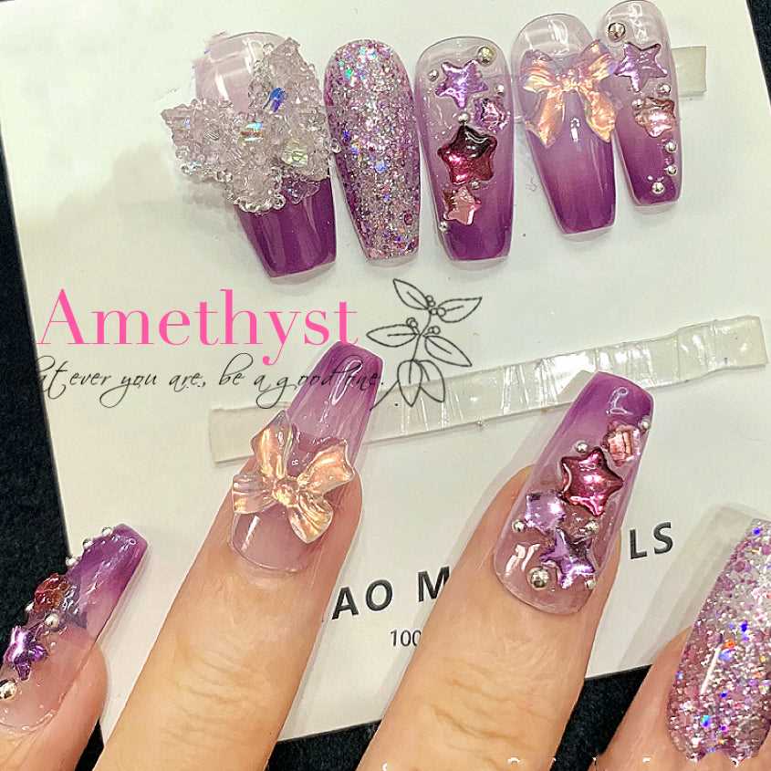 10pcs|Hand made |Press-on nails | False nails