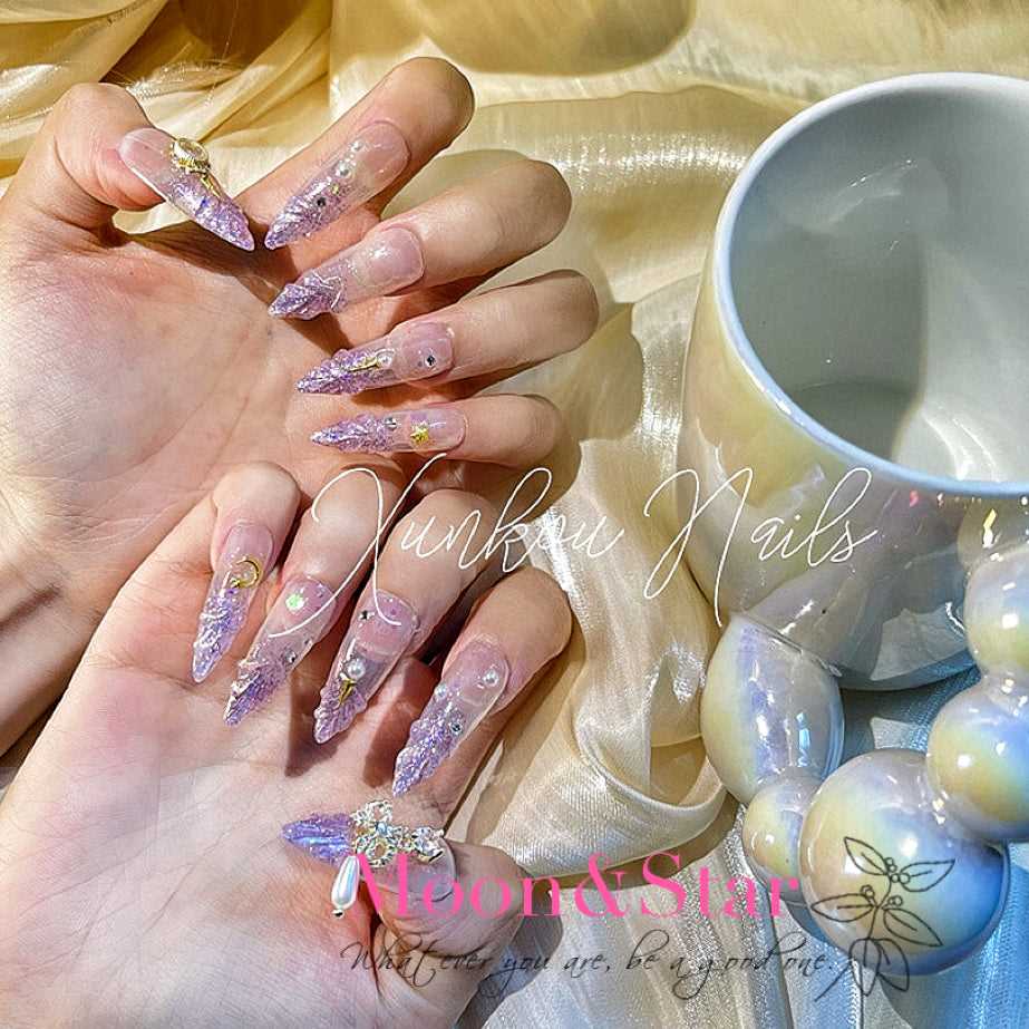 10pcs|Hand made |Press-on nails