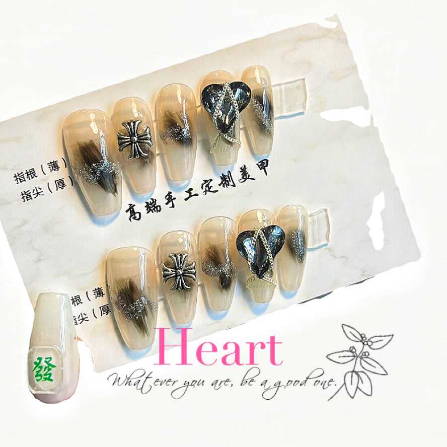 10pcs|Hand made |False nails