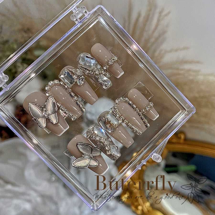 10pcs|Hand made |Press-on nails | Gel nails  | False nails