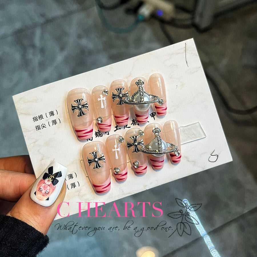 10pcs|Hand made | False nails