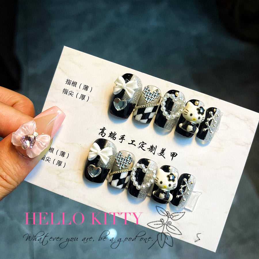10pcs|Hand made | False nails
