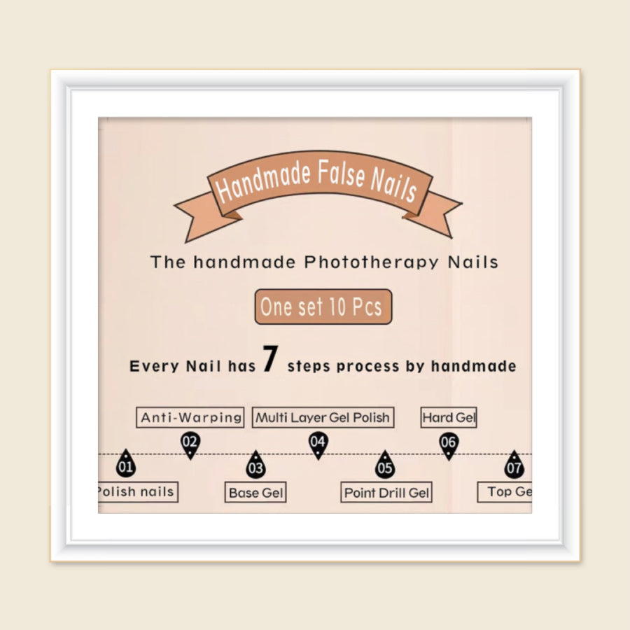 【Hand made】 10pcs|Press-on nails | Gel nails  | False nails