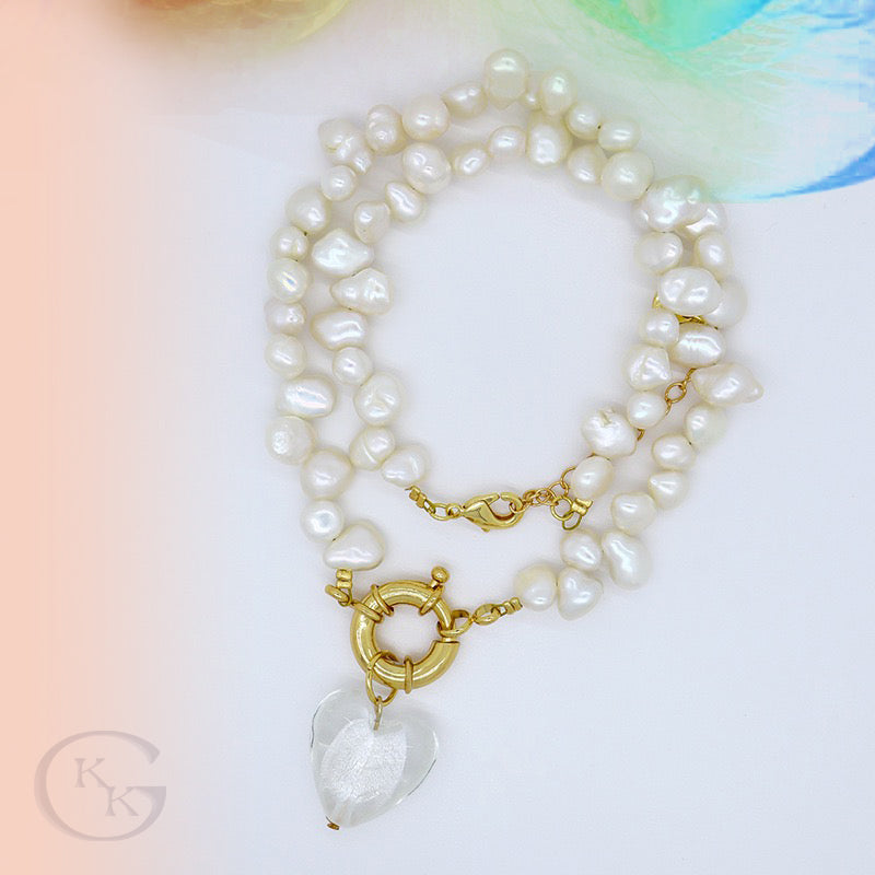 Freshwater Pearl Beaded Necklace