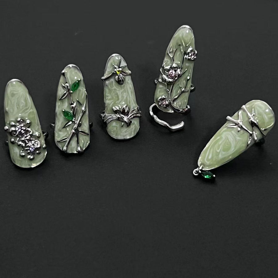 5pcs|Fingertip Ring|Knuckle Ring|Nail Guard