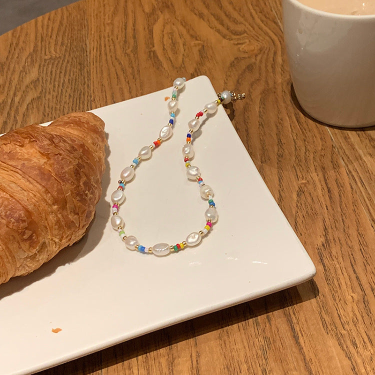 Pearl | Bear Beaded Necklace for Women