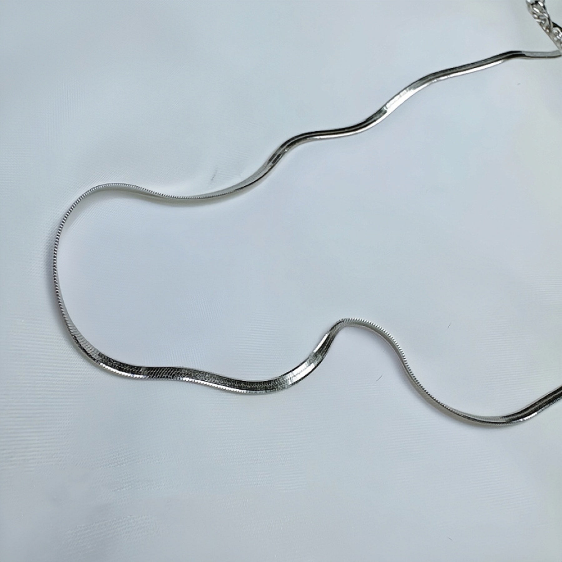 S925 Sterling Silver Snake Chain Necklace