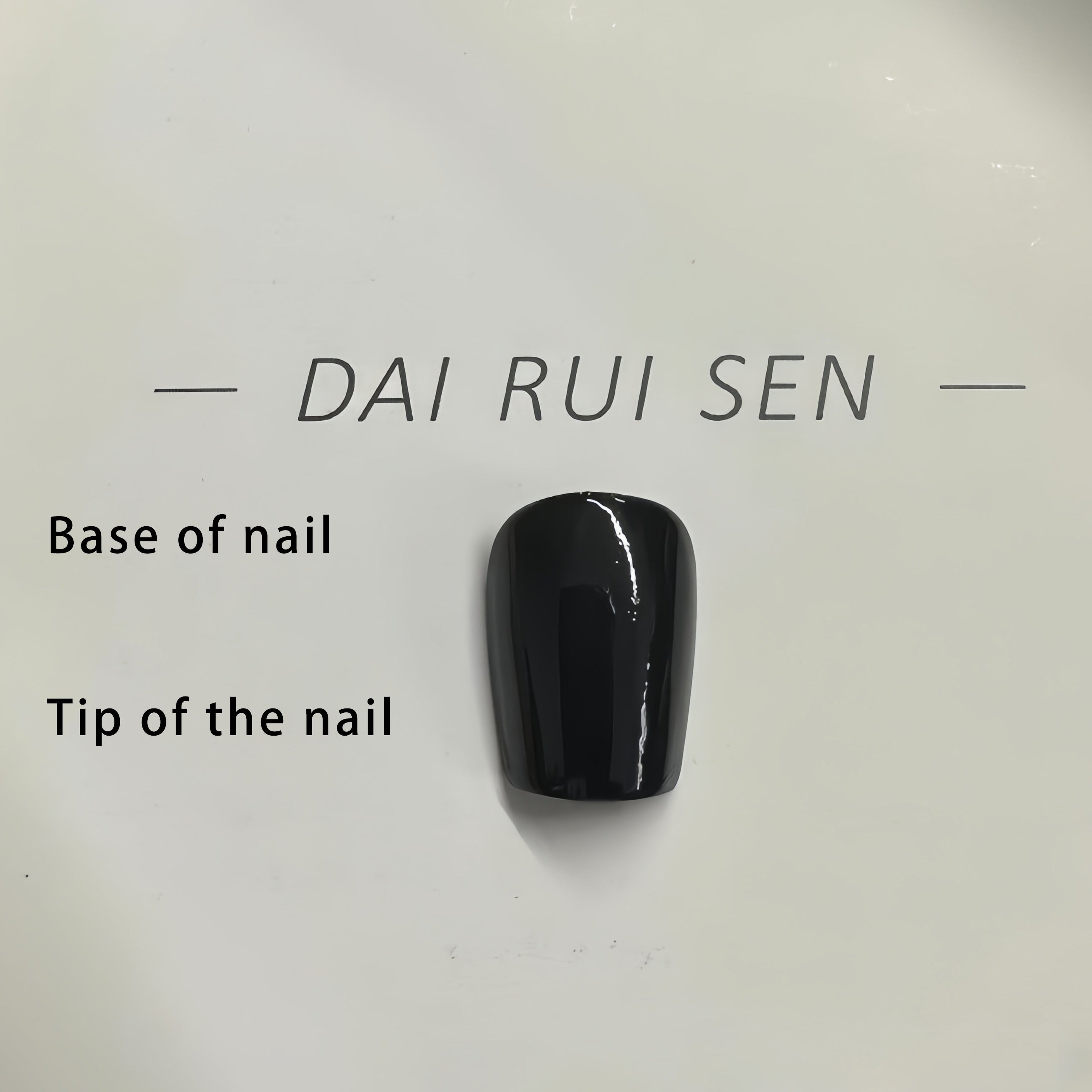 【Hand made】 Natural Color Mid Handmade Press-on | False Nails