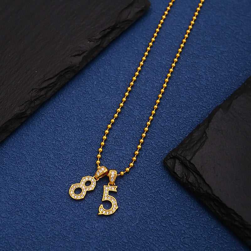 18k Real Gold Plated No 85 Necklace