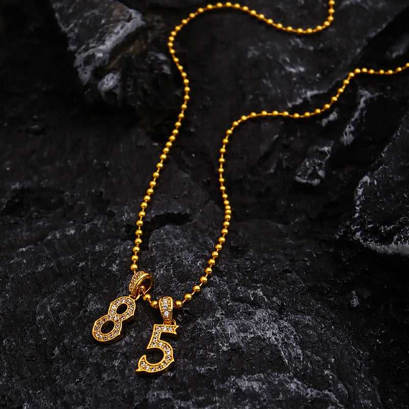 18k Real Gold Plated No 85 Necklace