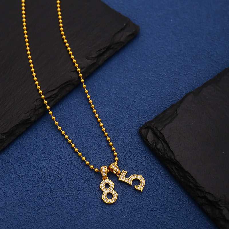 18k Real Gold Plated No 85 Necklace