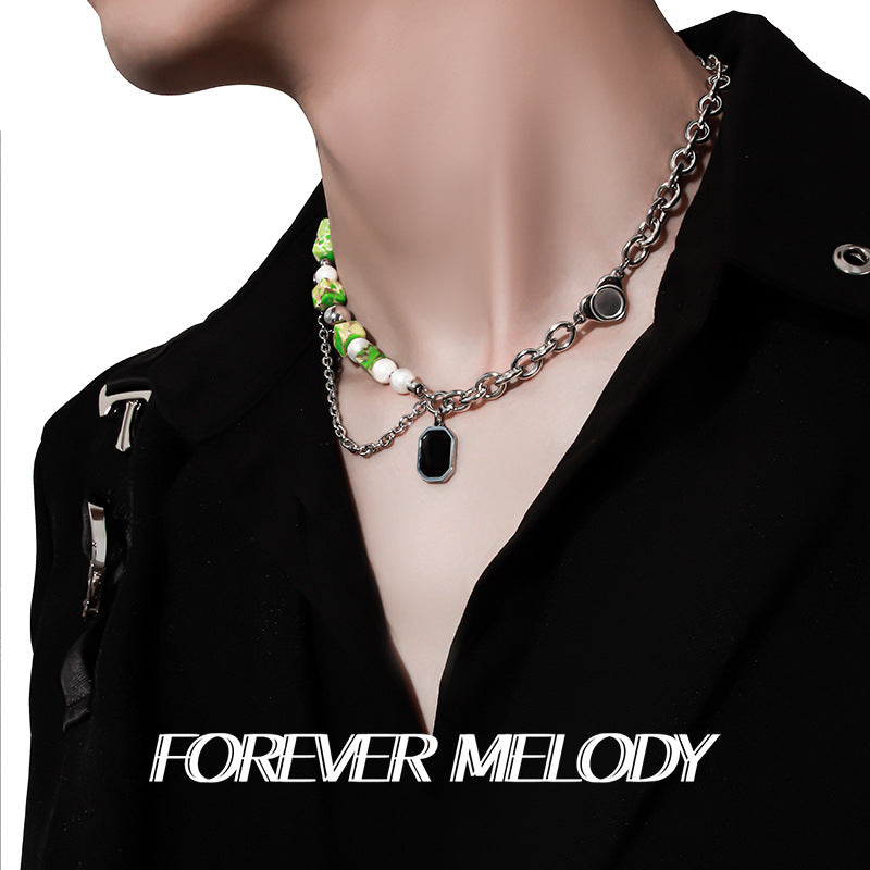 Double Layered Chain Necklace for Men