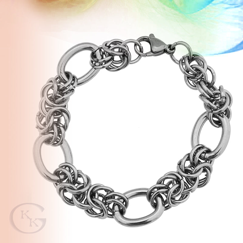 Titanium Steel Chain Bracelet for Men