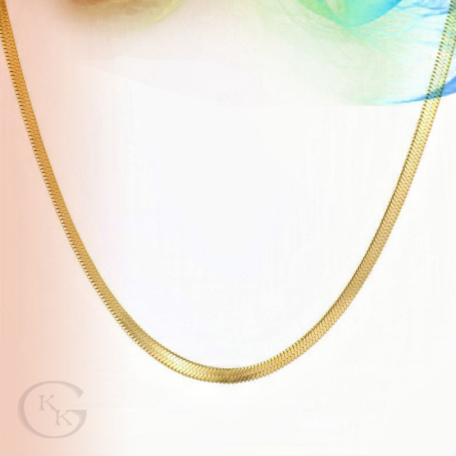 Shining Snake Chain Color-Preserving Necklace