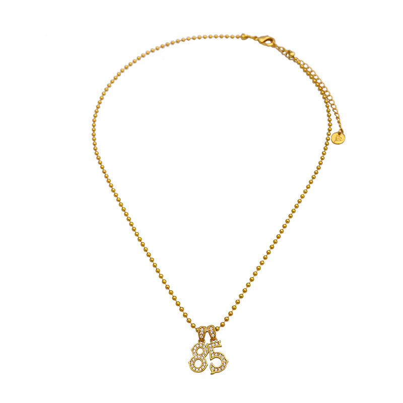 18k Real Gold Plated No 85 Necklace