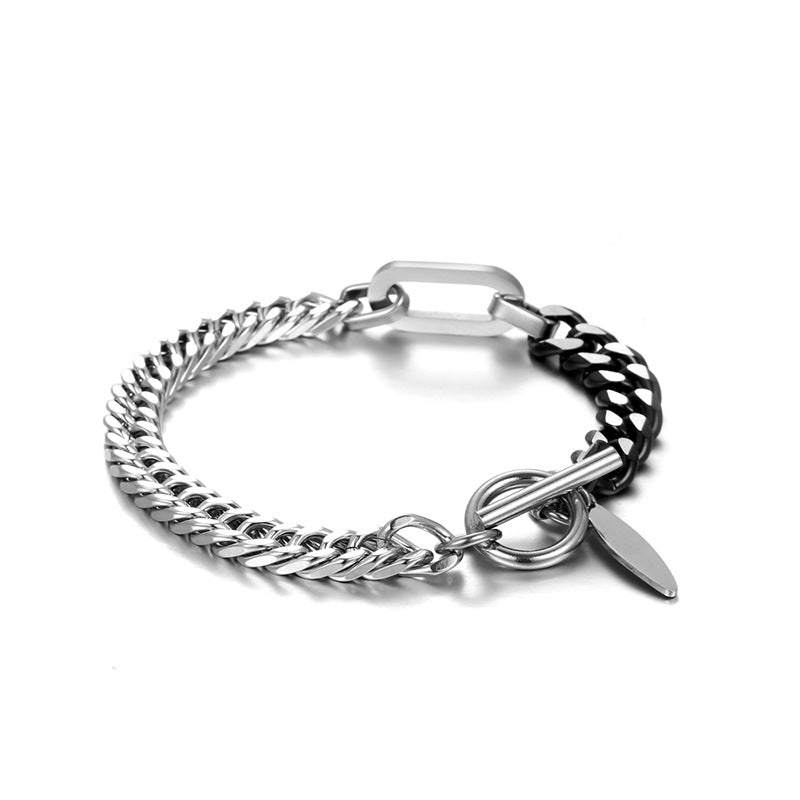 Stainless Steel OT Buckle Bracelet for Men