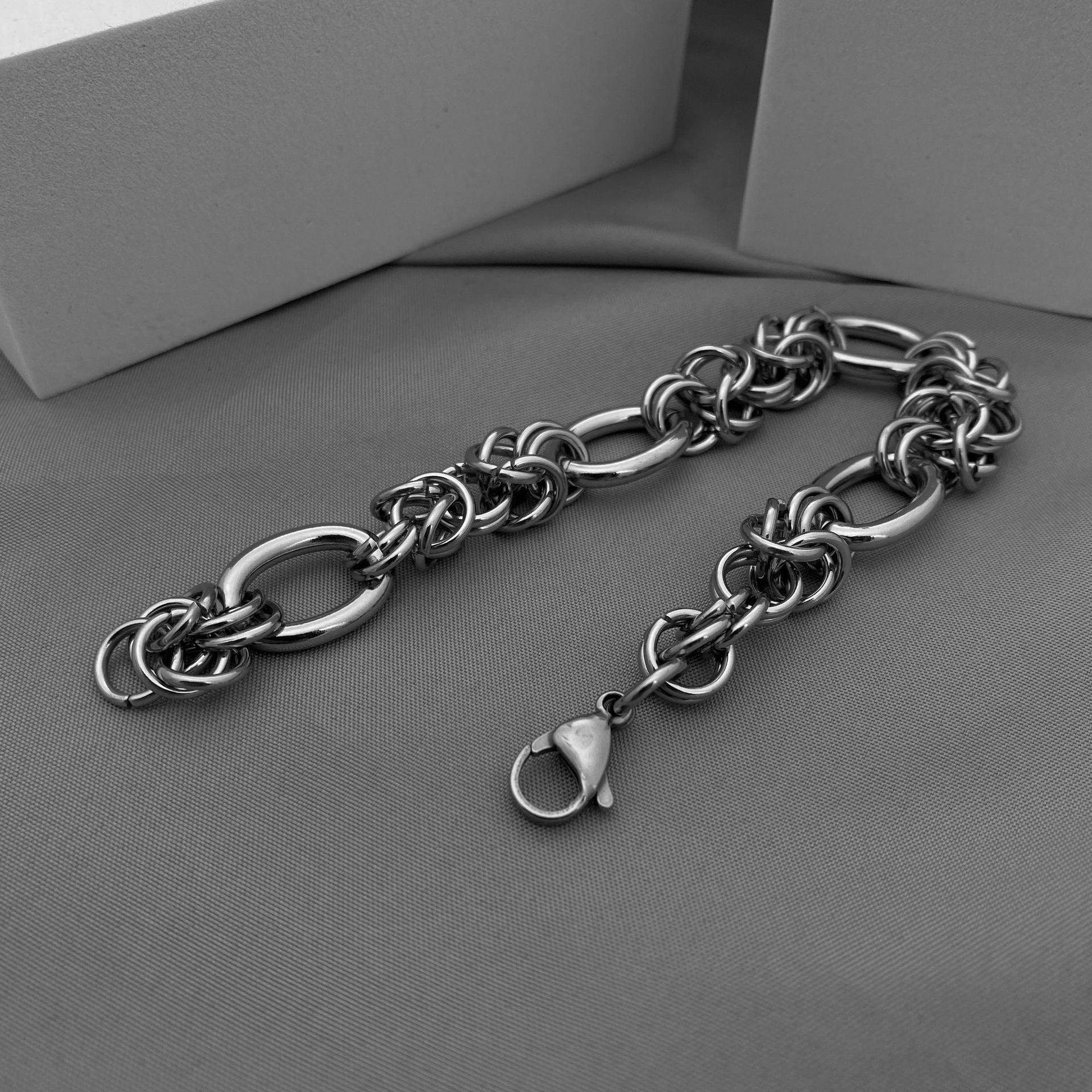 Titanium Steel Chain Bracelet for Men