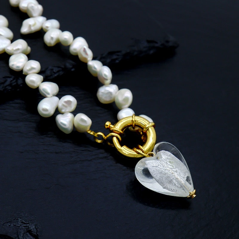 Freshwater Pearl Beaded Necklace