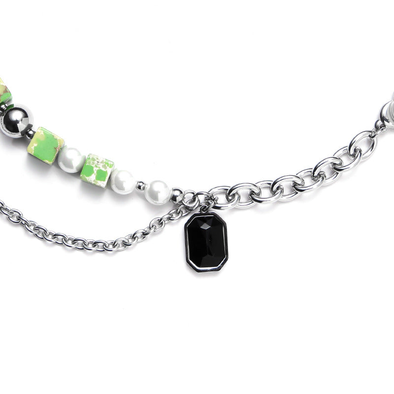 Double Layered Chain Necklace for Men