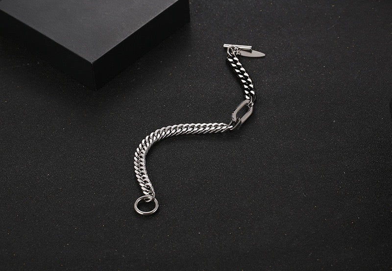 Stainless Steel OT Buckle Bracelet for Men