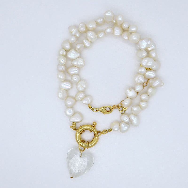 Freshwater Pearl Beaded Necklace